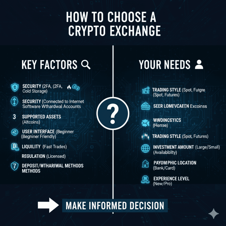 How to choose crypto exchange 2025