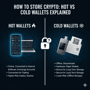 Learn how to securely store cryptocurrency with hot and cold wallets. Understand the differences, benefits, and risks of each storage method to protect your digital assets.