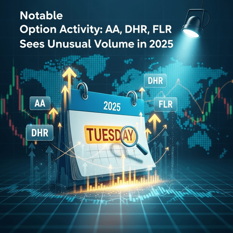 Notable Tuesday Option Activity: AA, DHR, FLR Sees Unusual Volume in 2025 Notable Tuesday Option Activity: AA, DHR, FLR Sees Unusual Volume in 2025