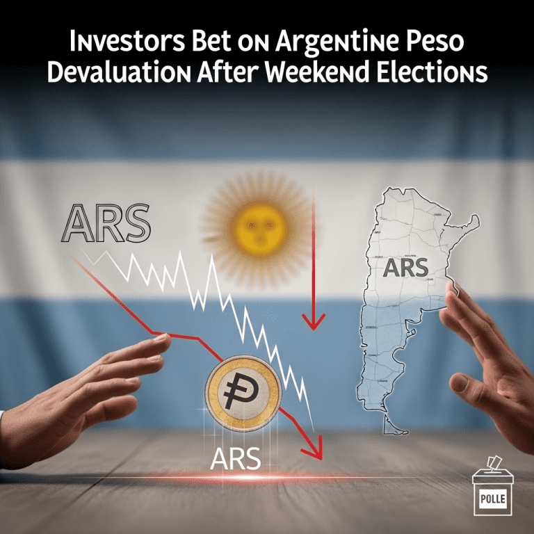 Investors Bet on Argentine Peso Devaluation After Weekend Elections: 2025 Outlook