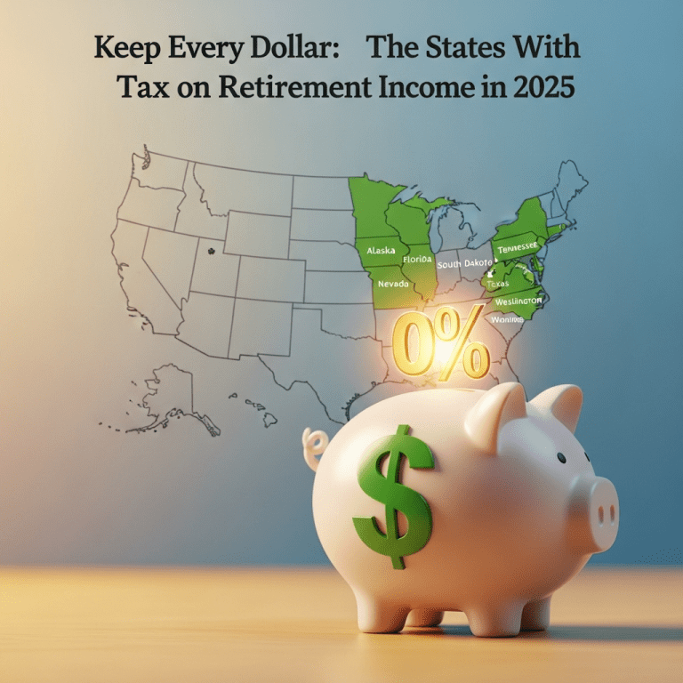 Keep Every Dollar: The States With Zero Tax on Retirement Income in 2025