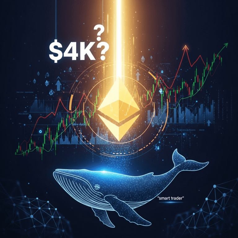 Can Ethereum Reclaim $4K? ‘Smart Trader’ Whale Raises ETH Long to $131M in 2025