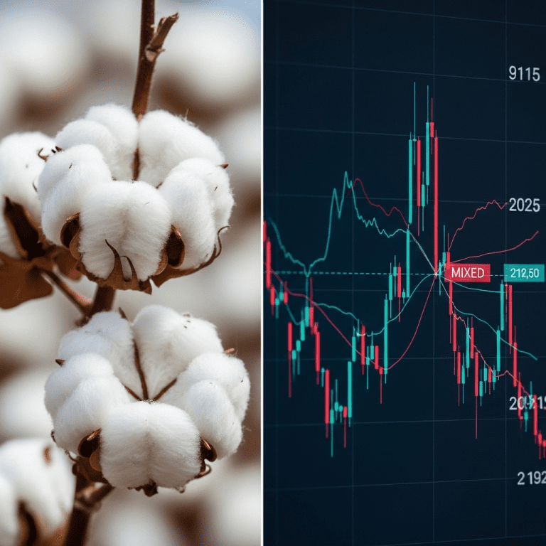 Cotton Mixed at Midday: 2025 Price Volatility Signals Uncertainty for Textile Markets