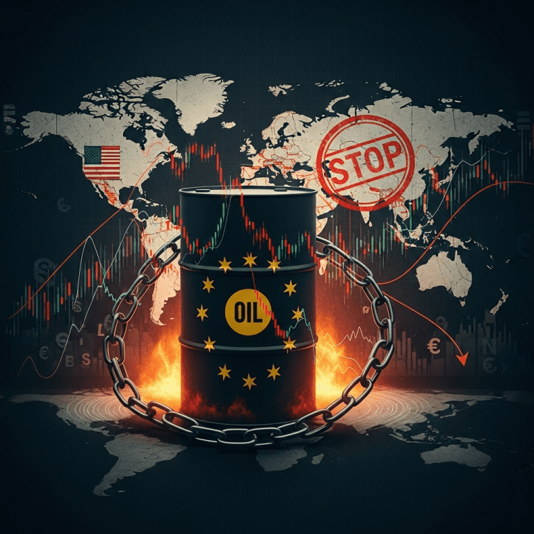 Crude Oil Falls Back After Thursday's Rally on US and EU Sanctions on Russian Energy