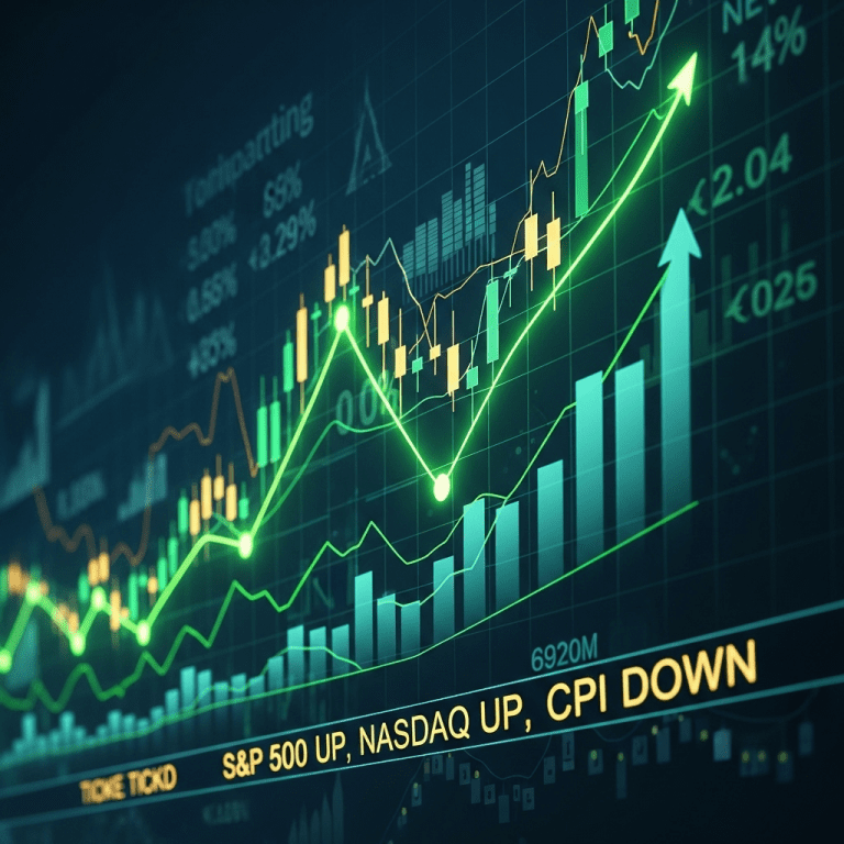 Stocks Rally to Record Highs on Favorable US CPI Report: Market Surges in 2025