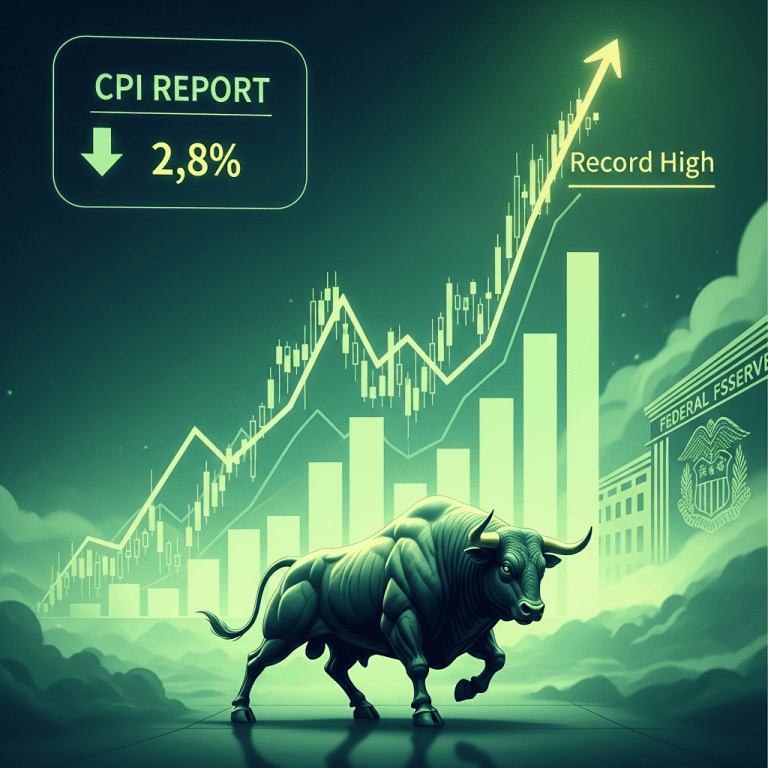 Stocks Rally to Record Highs on Favorable US CPI Report in 2025