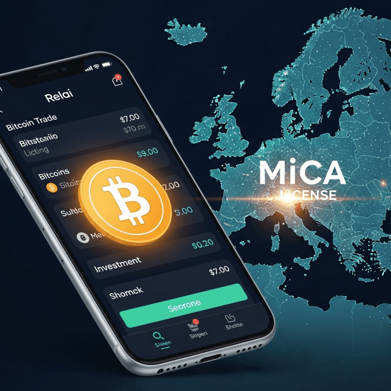 Relai Secures MiCA License in France, Marking Major Milestone for Swiss Bitcoin-Only App