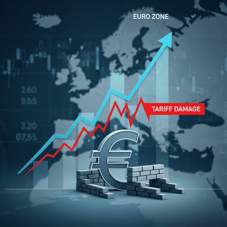Euro Zone Tariff Damage Tested as ECB Sets Rates Amid Economic Crosswinds