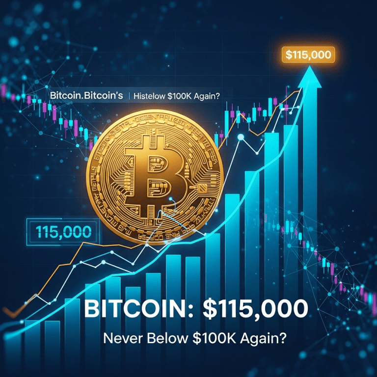 Bitcoin Price Jumps to $115,000: Analysts Say It May Never Fall Below $100K Again Bitcoin Price Jumps to $115,000: Analysts Say It May Never Fall Below $100K Again