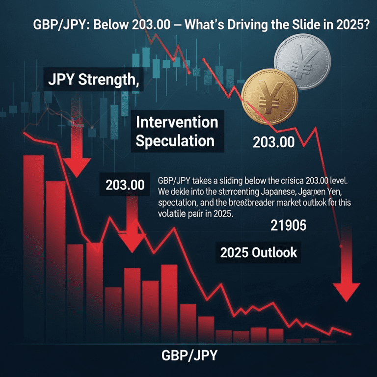 GBP/JPY Slides Below 203.00 as JPY Gains on Intervention Speculation in 2025 GBP/JPY Slides Below 203.00 as JPY Gains on Intervention Speculation in 2025
