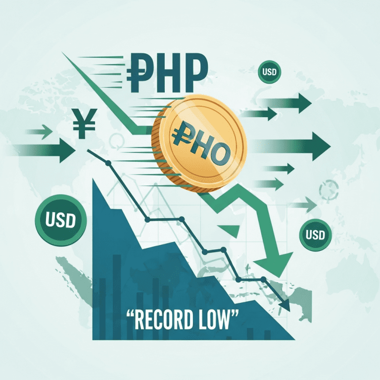 Philippine Peso Falls to New Record Low on Rate View and Outflow Concerns
