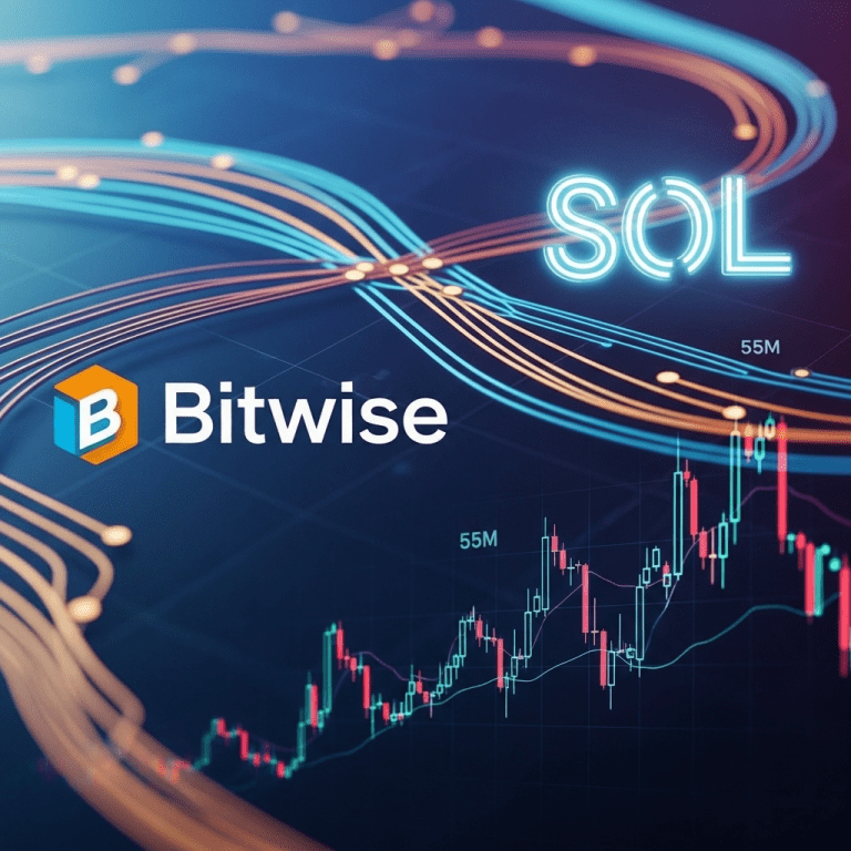 Bitwise Solana Staking ETF ($BWISE) Debuts With $55M Volume Surge
