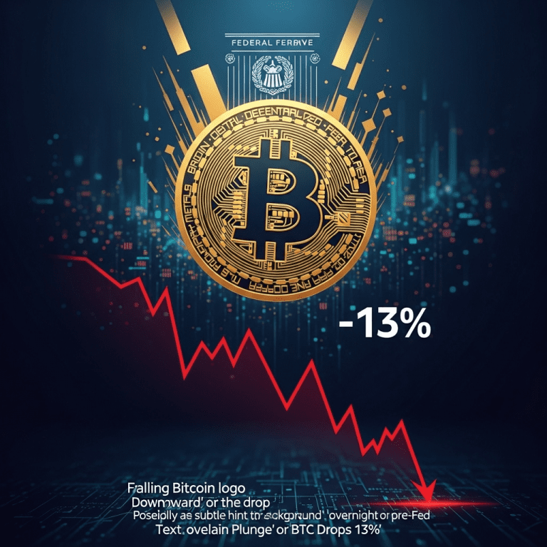 Bitcoin Price Crashes to $112,000: Market Reels Ahead of Fed Decision