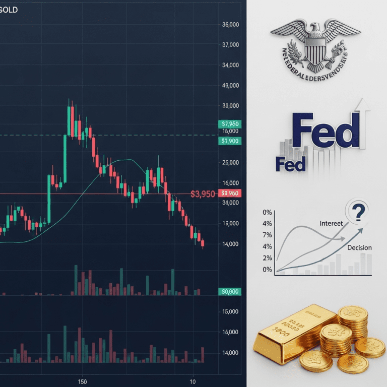 Gold Flat Lines Above $3,950: Traders Eye FOMC Rate Decision for Next Move Gold Flat Lines Above $3,950: Traders Eye FOMC Rate Decision for Next Move