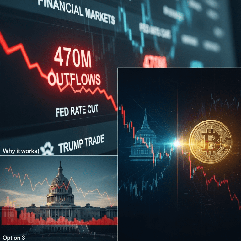 Bitcoin ETFs See $470M Outflows as Fed Cuts Rates, Trump Shakes Trade Bitcoin ETFs See $470M Outflows as Fed Cuts Rates, Trump Shakes Trade