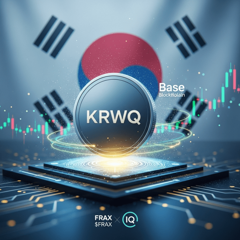 Frax, IQ Unveil KRWQ: Korean Won Stablecoin Debuts on Base Chain