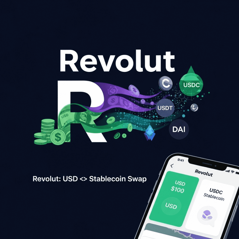 Revolut Rolls Out 1:1 USD-to-Stablecoin Swaps: Crypto Integration Accelerates