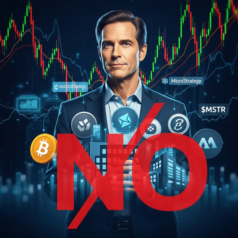 Saylor Says Strategy Unlikely to Acquire Rivals Amid Crypto Uncertainty