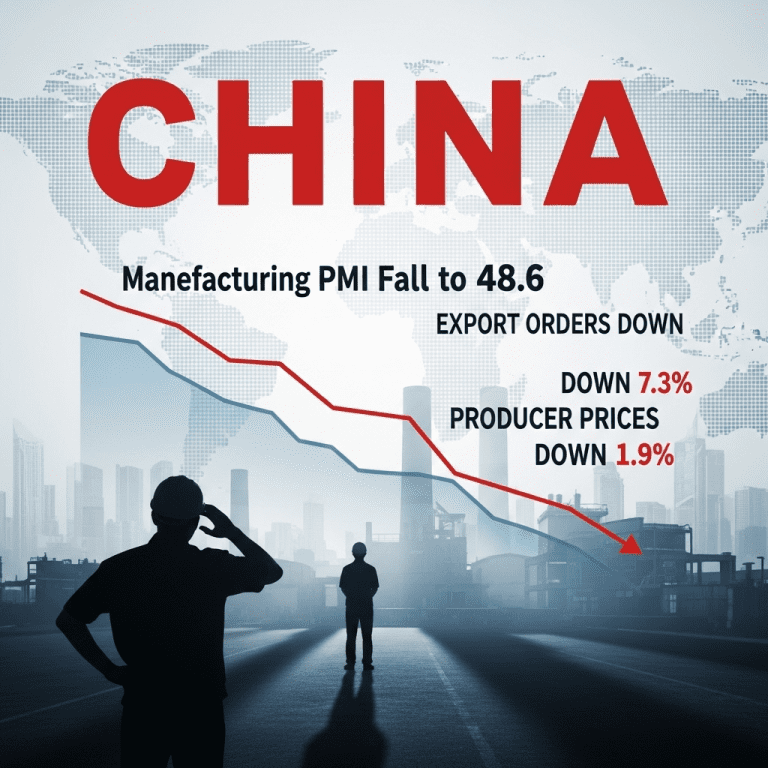 China’s Factory Slump in October 2025 Triggers Stimulus Demands China’s Factory Slump in October 2025 Triggers Stimulus Demands