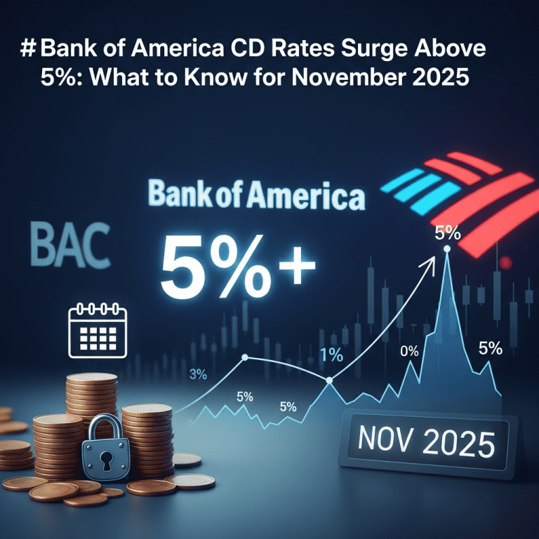 Bank of America CD Rates Surge Above 5%: What to Know for November 2025 Bank of America CD Rates Surge Above 5%: What to Know for November 2025