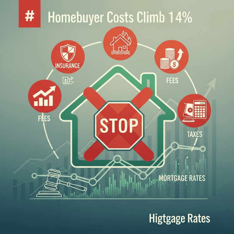 First-Time Homebuyer Affordability Drops as Non-Rate Costs Surge