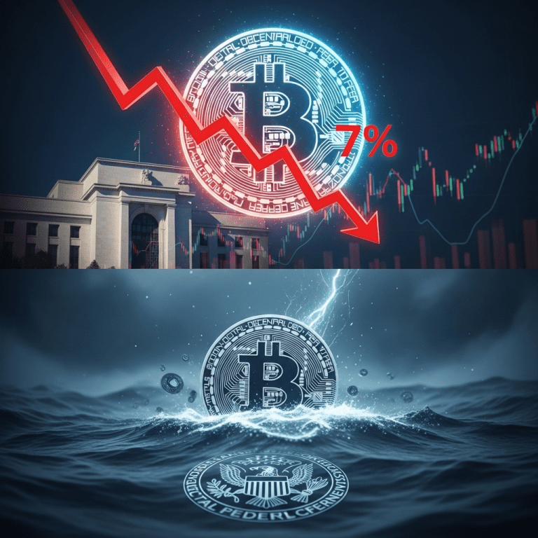 Bitcoin Price Drops 7% as Fed Cuts Rates: Are Bears in Control? Bitcoin Price Drops 7% as Fed Cuts Rates: Are Bears in Control?