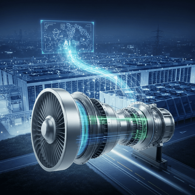 The AI Race Sparks Unprecedented Demand for Gas Turbines in 2025