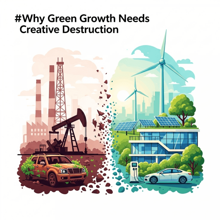 Why Green Growth Needs Creative Destruction for a Resilient Economy in 2025