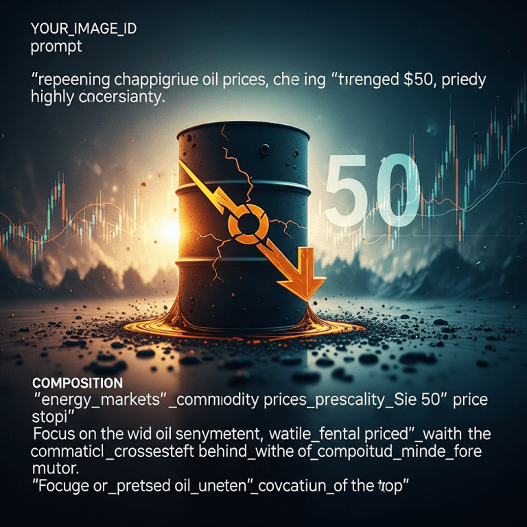 Crude Oil Could Fall Below $50, BofA Warns: 2025 Market Outlook and Risks