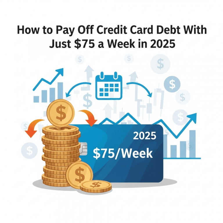 How to Pay Off Credit Card Debt With Just $75 a Week in 2025