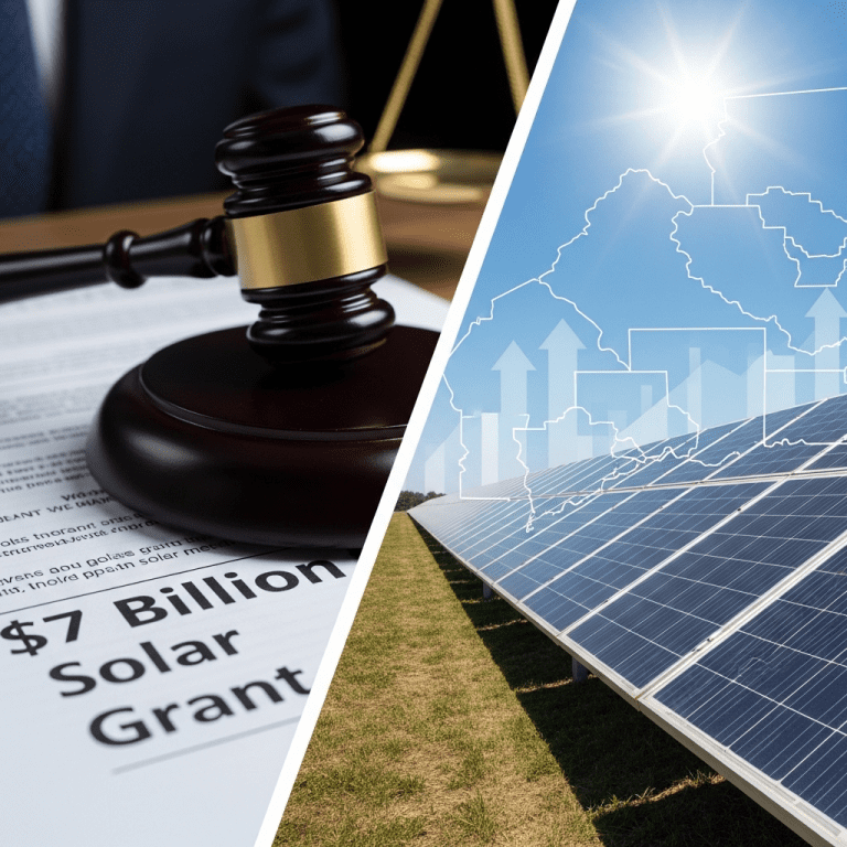 States Sue to Halt Trump’s Plan to End $7bn Solar Grant Program