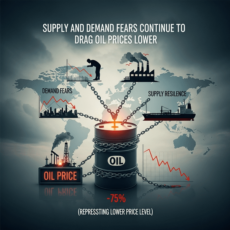 Supply and Demand Fears Continue to Drag Oil Prices Lower in 2025 Supply and Demand Fears Continue to Drag Oil Prices Lower in 2025