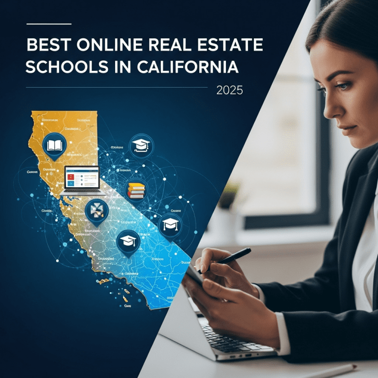 6 Best Online Real Estate Schools in California for 2025: Top Picks for Aspiring Agents