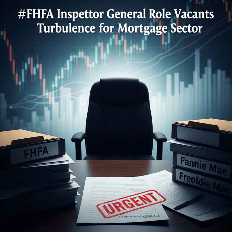 FHFA Inspector General Vacancy Raises Oversight Risks After Joe Allen Ouster