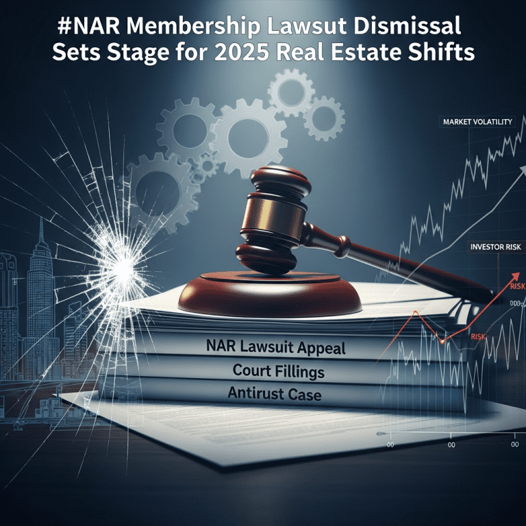 Broker Pushes to Overturn NAR Membership Lawsuit Dismissal in 2025 Broker Pushes to Overturn NAR Membership Lawsuit Dismissal in 2025