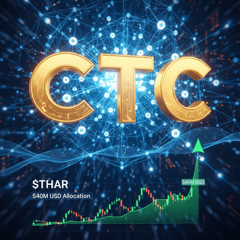 Tharimmune Bets $540M on Canton Coin: Crypto Treasury Shift Stuns Market