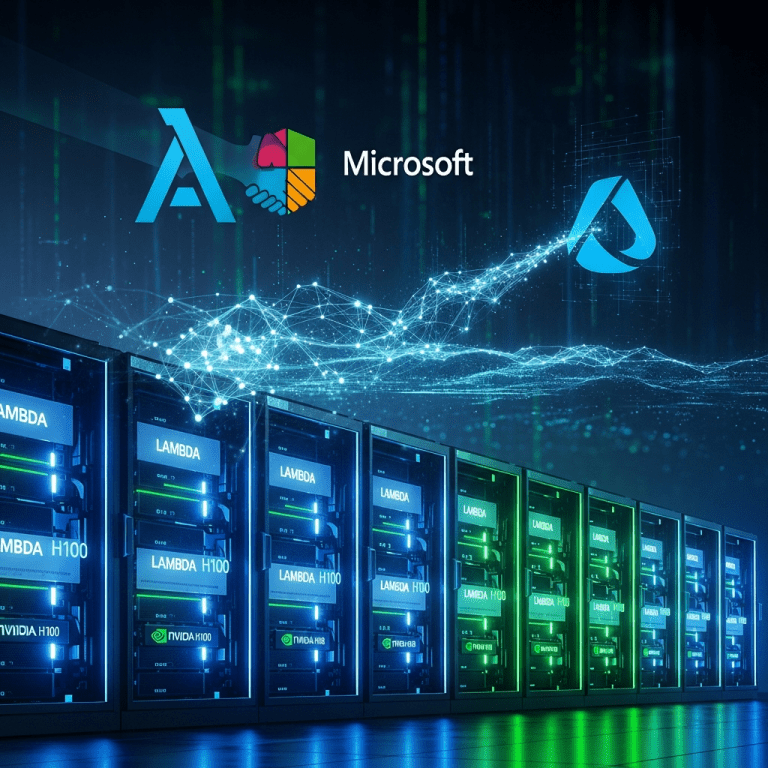 Lambda Secures $3B Microsoft Deal: AI Infrastructure Stakes Rise Lambda Secures $3B Microsoft Deal: AI Infrastructure Stakes Rise