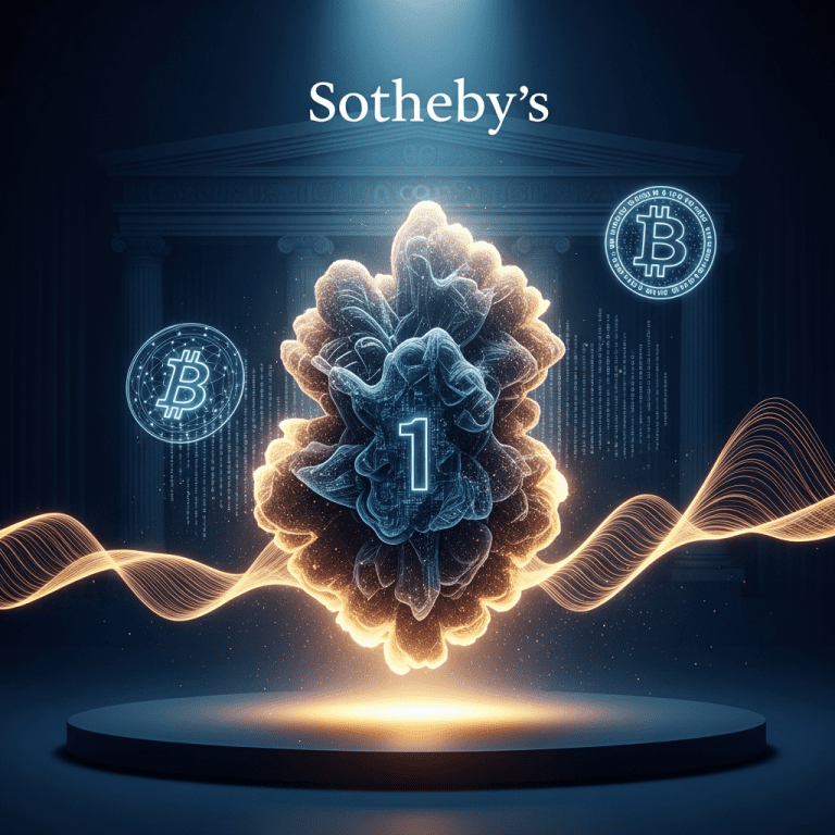 Sotheby’s Bitcoin Art Sale Hits $1.3M: Tad Smith on Crypto Culture Shift