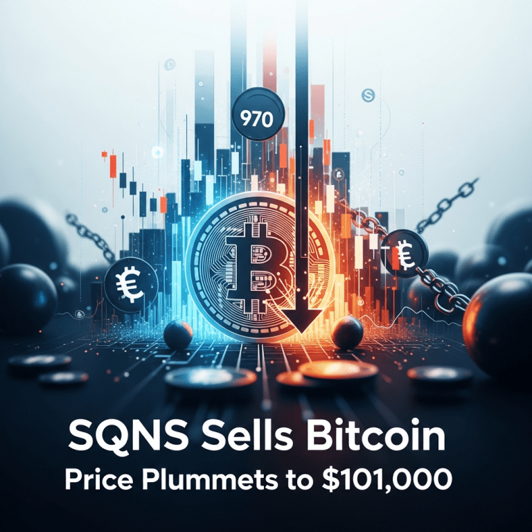 Sequans Dumps 970 Bitcoin, Price Drops to $101K After Debt Sale