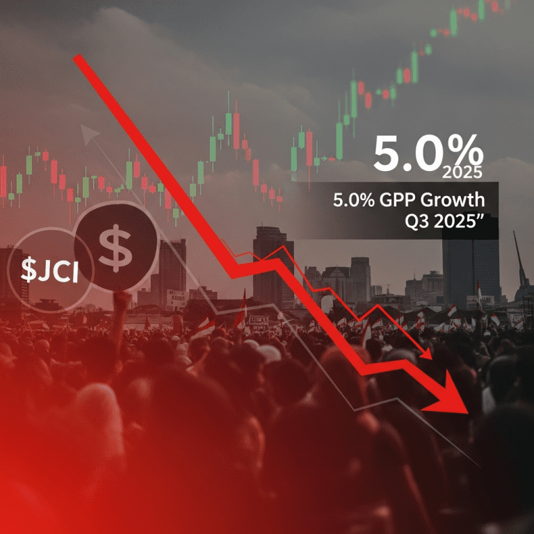 Indonesia Growth Slows to 5%: Protests and Weak Demand Weigh Indonesia Growth Slows to 5%: Protests and Weak Demand Weigh