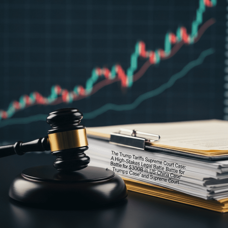 Trump’s Tariffs Face Supreme Court Test—$300B Trade at Risk Trump’s Tariffs Face Supreme Court Test—$300B Trade at Risk