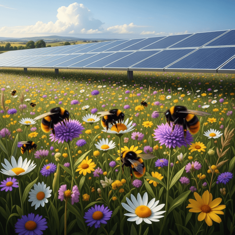 Red-Tailed Bumblebees Find Unexpected Lifeline in UK Solar Farms Red-Tailed Bumblebees Find Unexpected Lifeline in UK Solar Farms