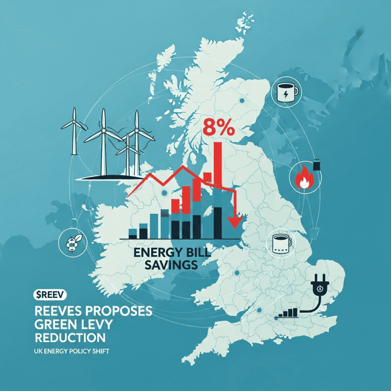 Reeves Eyes Green Levy Cut to Ease UK Energy Bills in 2025 Shake-Up Reeves Eyes Green Levy Cut to Ease UK Energy Bills in 2025 Shake-Up