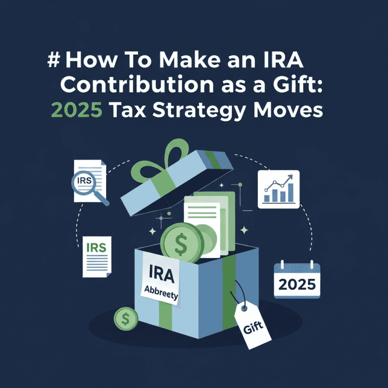 How To Make an IRA Contribution as a Gift: 2025 Tax Strategy Moves How To Make an IRA Contribution as a Gift: 2025 Tax Strategy Moves