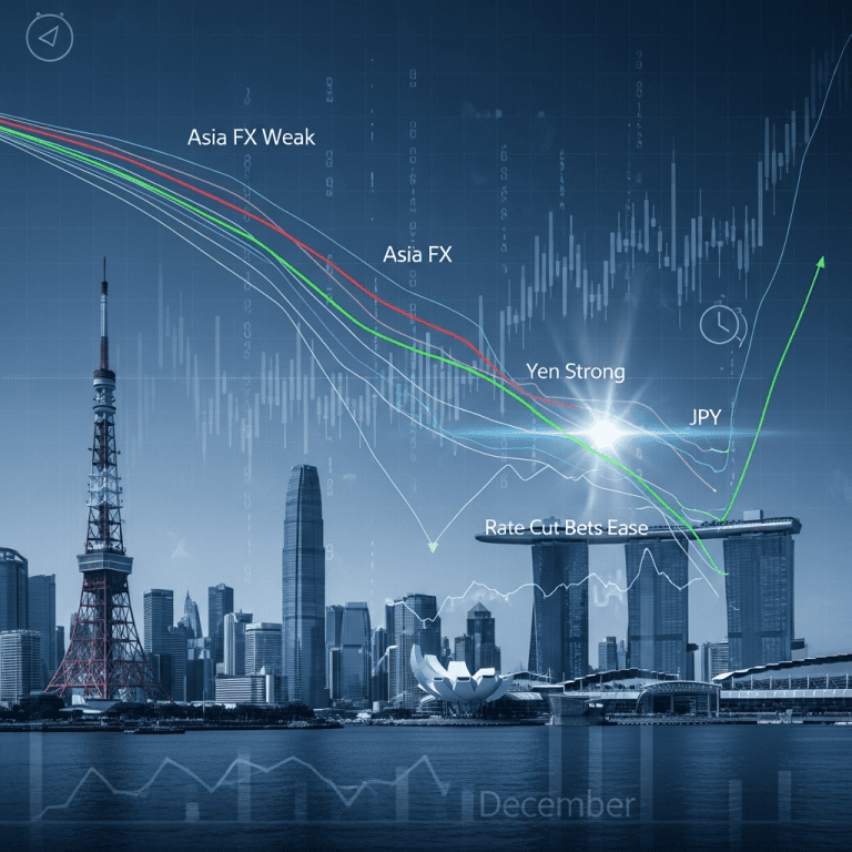 Asia FX Slides as December Rate Cut Odds Drop; Yen Holds Firm on Hawkish BOJ Asia FX Slides as December Rate Cut Odds Drop; Yen Holds Firm on Hawkish BOJ