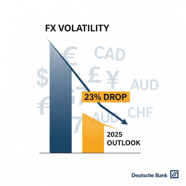 Deutsche Bank Predicts 23% FX Volatility Drop as Trump Shock Fades Deutsche Bank Predicts 23% FX Volatility Drop as Trump Shock Fades