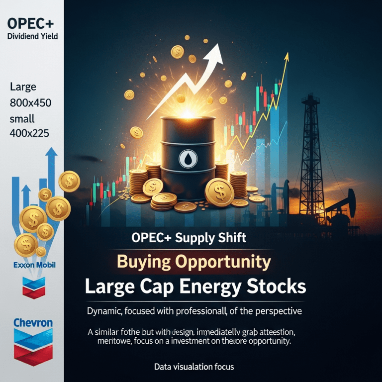 OPEC+ Supply Shift Fuels Buying Opportunity in Large Cap Energy Stocks
