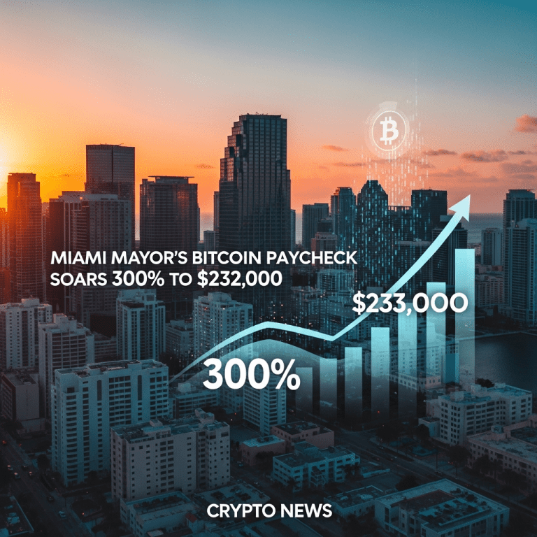 Miami Mayor Francis Suarez Says Bitcoin Paycheck Up 300% in 2025 Miami Mayor Francis Suarez Says Bitcoin Paycheck Up 300% in 2025