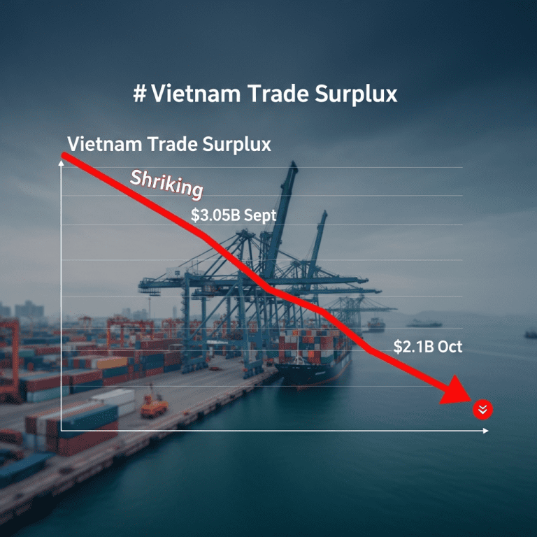 Vietnam’s Trade Surplus Shrinks 31%: Export Shortfall Surprises Analysts Vietnam’s Trade Surplus Shrinks 31%: Export Shortfall Surprises Analysts