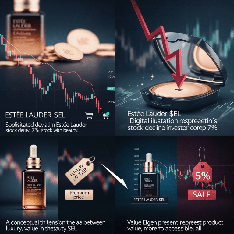 Estée Lauder Stock Sinks 7% as Value Push Raises Investor Concerns Estée Lauder Stock Sinks 7% as Value Push Raises Investor Concerns
